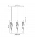 Linear Ceiling Cluster Pendant Bar, 3 x GU10, Polished Chrome - 2