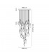 Ceiling Cluster Pendant 5M, 21 x G9, Polished Chrome, Clear & Amber & Smoked Glass - 2