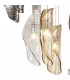 Ceiling Cluster Pendant 5M, 21 x G9, Polished Chrome, Clear & Amber & Smoked Glass - 7