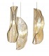 Ceiling Cluster Pendant 5M, 21 x G9, Brass, Copper & Cognac Glass - 8