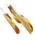 Ceiling Cluster Pendant 5M, 21 x G9, Brass, Copper & Cognac Glass - 9