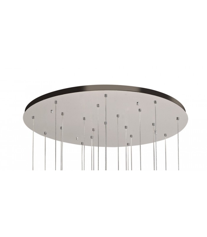 Ceiling Cluster Pendant 5M, 21 x 4.5W LED, 3000K, 3360lm, Polished Chrome - 4