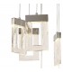 Ceiling Cluster Pendant 5M, 21 x 4.5W LED, 3000K, 3360lm, Polished Chrome - 5