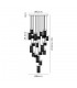 Ceiling Cluster Pendant Round 5M, 21 x 4.5W LED, 3000K, 3360lm, Painted Brushed Gold - 2