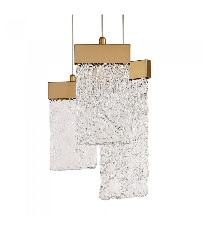 Ceiling Cluster Pendant Round 5M, 21 x 4.5W LED, 3000K, 3360lm, Painted Brushed Gold - 7