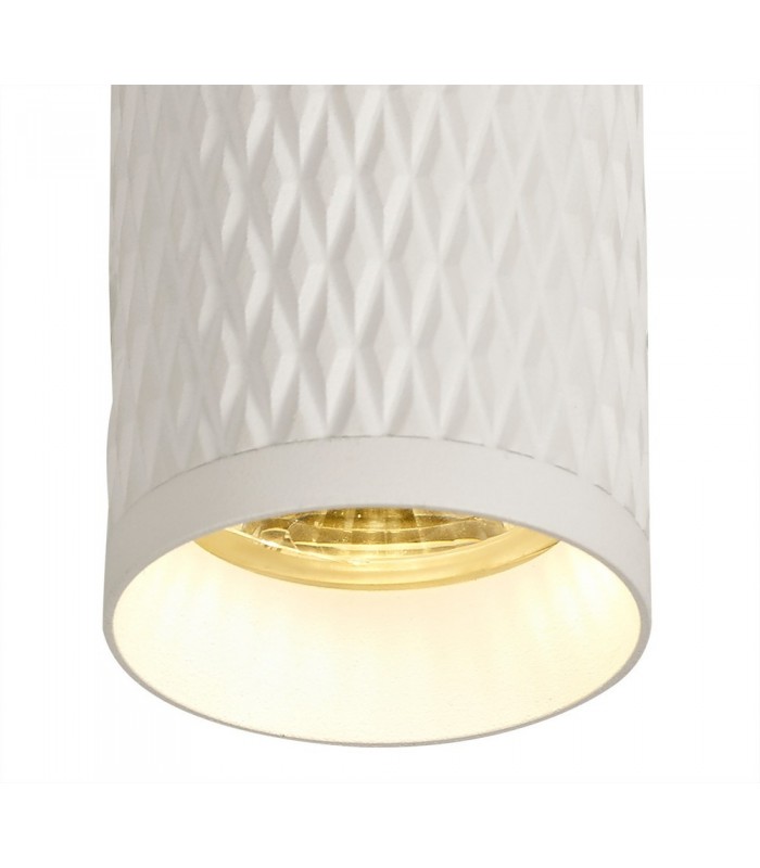 11cm Surface Mounted Ceiling Light, 1 x GU10, Sand White - 5