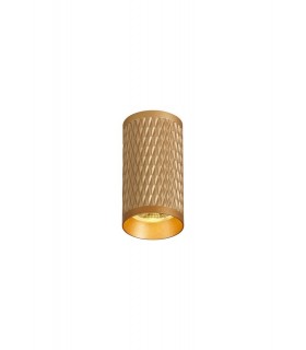 11cm Surface Mounted Ceiling Light, 1 x GU10, Champagne Gold - 1