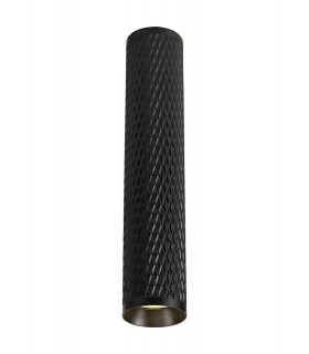 30cm Surface Mounted Ceiling Light, 1 x GU10, Sand Black - 1
