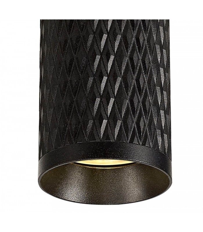 30cm Surface Mounted Ceiling Light, 1 x GU10, Sand Black - 6