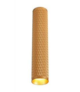 30cm Surface Mounted Ceiling Light, 1 x GU10, Champagne Gold - 1