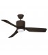 LED Copper Ceiling Fan Brown - 1