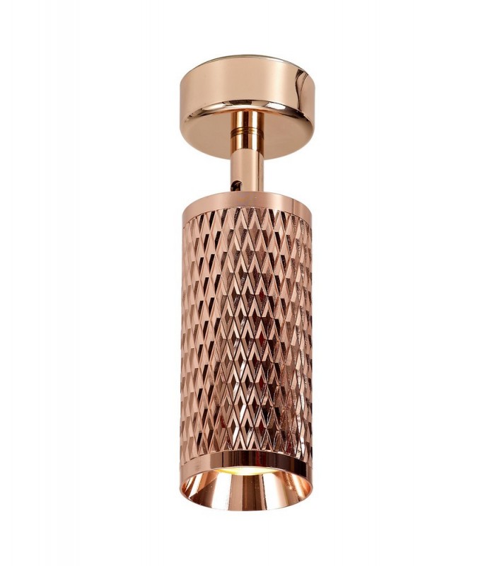 Surface Mounted Spot Light, 1 x GU10, Rose Gold - 4