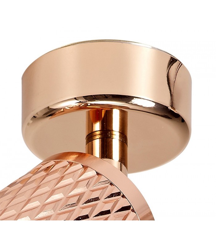 Surface Mounted Spot Light, 1 x GU10, Rose Gold - 6