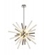 Ceiling Pendant 16 Light G9, Smoked & Frosted, Polished Chrome - 1