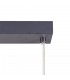 4 Light Bar Linear Ceiling Pendant E14, Matt Grey, Polished Chrome, Cognac - 5