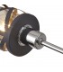 4 Light  Adjustable Ceiling Pendant E14, Matt Grey, Polished Chrome, Cognac - 6