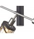 4 Light  Adjustable Ceiling Pendant E14, Matt Grey, Polished Chrome, Cognac - 8