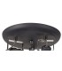 Adjustable Round Spotlight, 3 x GU10 (Max 10W LED), Matt Grey, Polished Chrome - 4