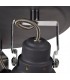Adjustable Round Spotlight, 3 x GU10 (Max 10W LED), Matt Grey, Polished Chrome - 5
