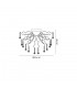 Dimmable Semi Flush Ceiling, 12 x 1.75W LED, 3000K, 1640lm, Polished Chrome - 2