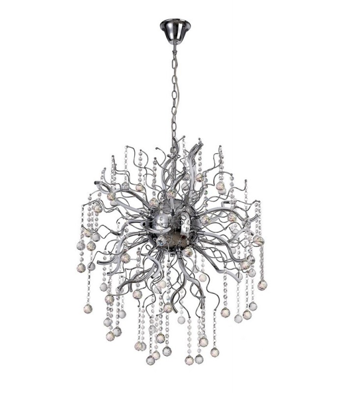 Dimmable Ceiling Pendant, 24 x 1.7W LED, 3000K, 3150lm, Polished Chrome - 3