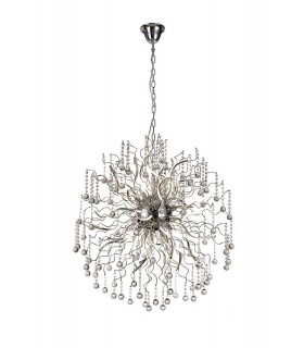Dimmable Ceiling Pendant, 30 x 2.4W LED, 3000K, 5650lm, Polished Chrome - 1