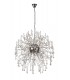 Dimmable Ceiling Pendant, 40 x 3.4W LED, 3000K, 10500lm, Polished Chrome - 1