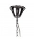 Dimmable Ceiling Pendant, 40 x 3.4W LED, 3000K, 10500lm, Polished Chrome - 4