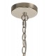 Teardrop Ceiling Pendant, 1 Light E27, Polished Nickel - 4