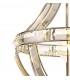 Teardrop Ceiling Pendant, 1 Light E27, Polished Nickel - 6