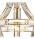 Teardrop Ceiling Pendant, 1 Light E27, Polished Nickel - 7