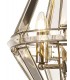 Diamond Ceiling Pendant, 3 Light E27, Polished Nickel - 6