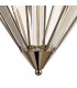 Diamond Ceiling Pendant, 3 Light E27, Polished Nickel - 8