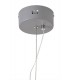 Large Diamond Caged Ceiling Pendant, 1 x 10W LED, 3700K, Matt Grey - 5