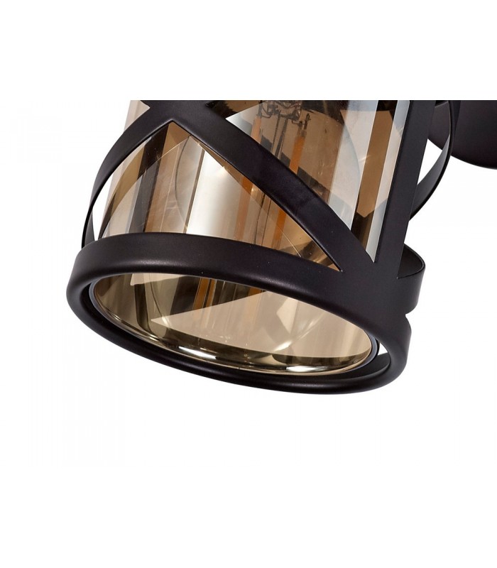 1 Light Spotlight E14, Oiled Bronze, Polished Chrome, Amber - 5