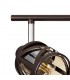 4 Light Bar Spotlight E14, Oiled Bronze, Polished Chrome, Amber - 7