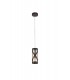 1 Light Ceiling Pendant E14, Oiled Bronze, Polished Chrome, Amber - 3