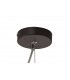4 Light  Adjustable Ceiling Pendant E14, Oiled Bronze, Polished Chrome, Amber - 4