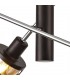 4 Light  Adjustable Ceiling Pendant E14, Oiled Bronze, Polished Chrome, Amber - 8