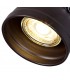 Adjustable Spotlight, 1 x GU10 (Max 10W LED), Oiled Bronze, Polished Chrome - 6