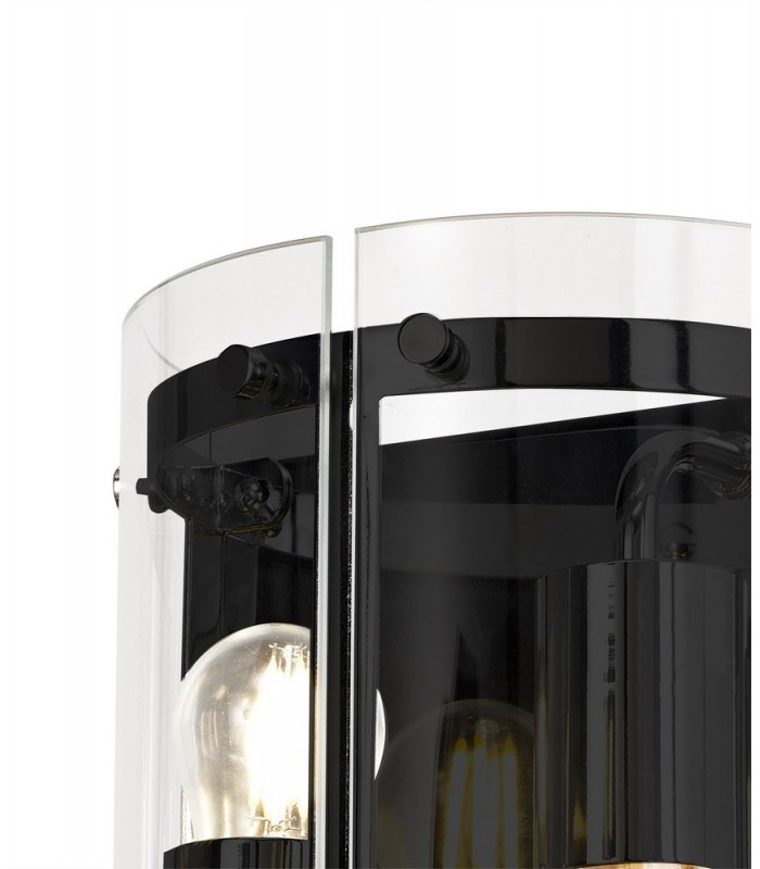 Wall Light, 2 Light E27, Matt Black - 4