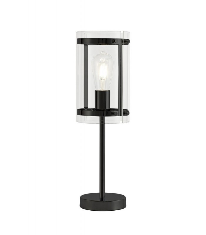 Table Lamp, 1 Light E27, Matt Black - 1