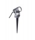Spike Light, 1 x 3W LED, 3000K, 210lm, 30 Degree, IP65, Grey, Black - 1