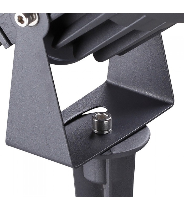 Spike Light, 1 x 15W LED, 3000K, 1050lm, 30 Degree, IP65, Grey, Black - 6