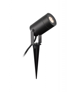 Spike Light, 1 x GU10 , IP65, Black - 1