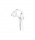 Spike Light, 1 x GU10 , IP65, Black - 2