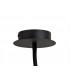 Semi Flush Ceiling, 1 Light Adjustable Arm, 1 x 5W LED, 3000K, 310lm, Black, Satin Copper - 4