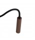 Semi Flush Ceiling, 3 Light Adjustable Arms, 3 x 5W LED Dimmable, 3000K, 930lm, Black, Satin Copper - 6
