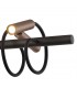 Linear Ceiling Pendant, 8 Light Adjustable Arms, 8 x 4W LED Dimmable, 3000K, 2000lm, Black, Satin Copper - 9