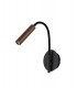 Wall Lamp, 1 Light Adjustable Switched, 1 x 5W LED, 3000K, 311lm, Black, Satin Copper - 3